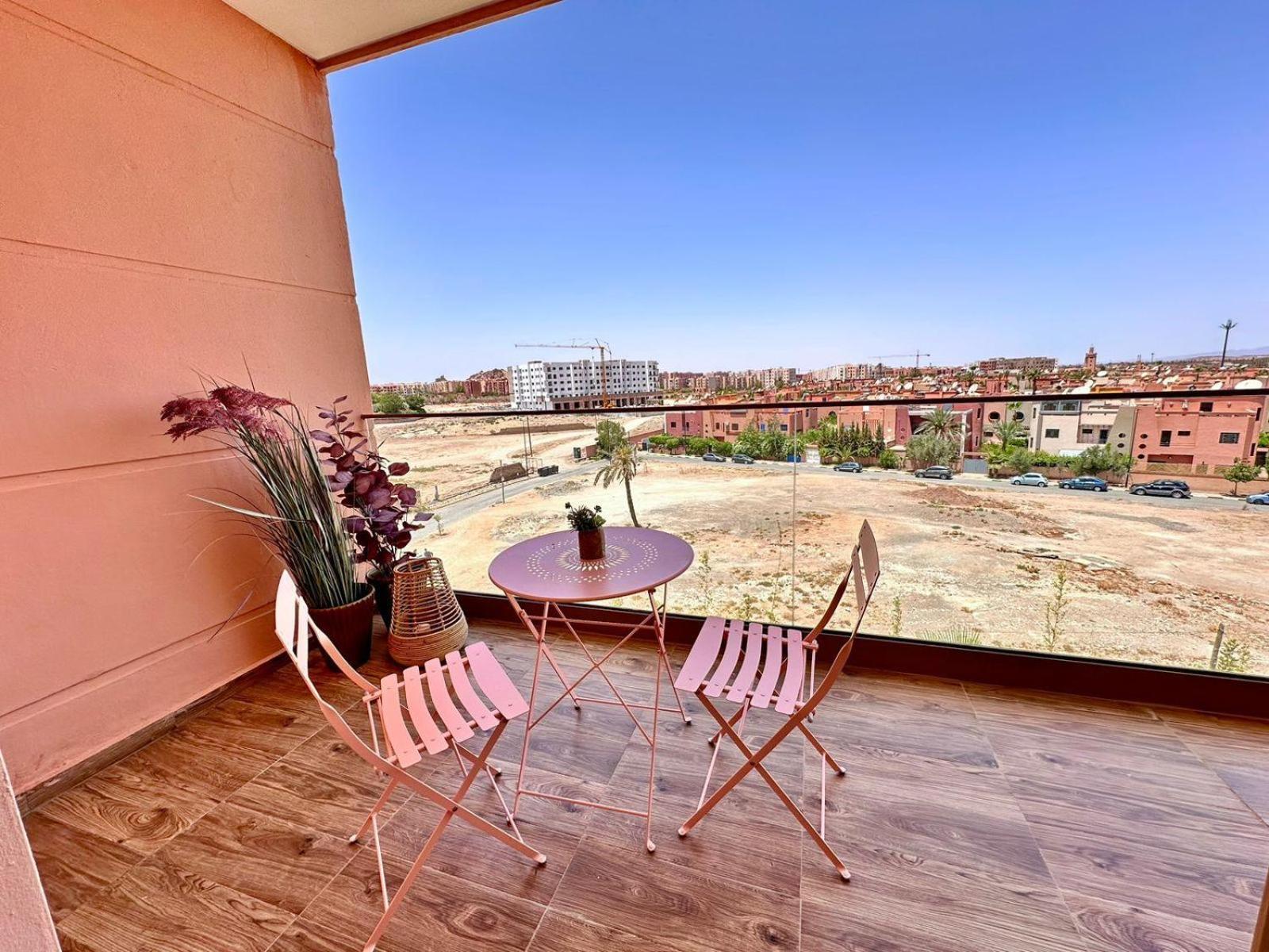 Appartement Luxueux Avec Piscine 10 Minutes Du Centre Ville Marraquexe Exterior foto